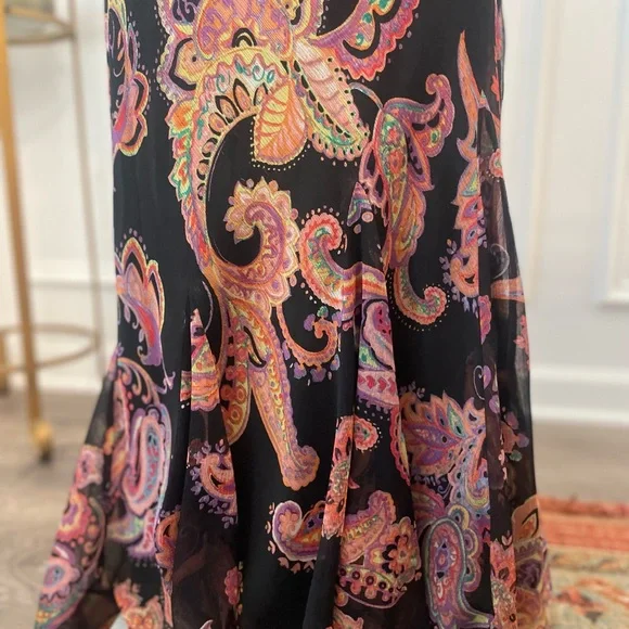 ✨Ralph Lauren Paisley A-Line Skirt - Picture 4 of 7